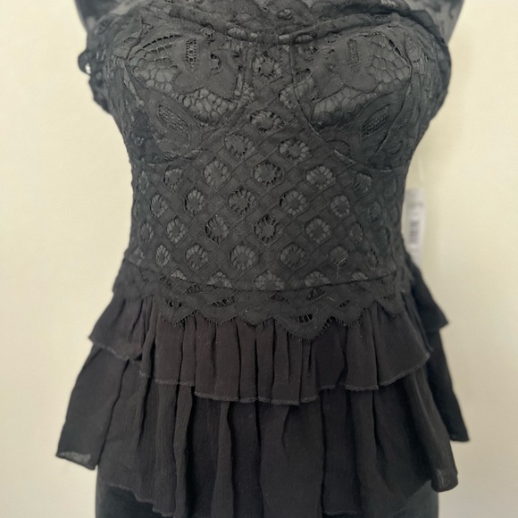 Justify Strapless Corset Top Black size Large - Picture 2 of 4